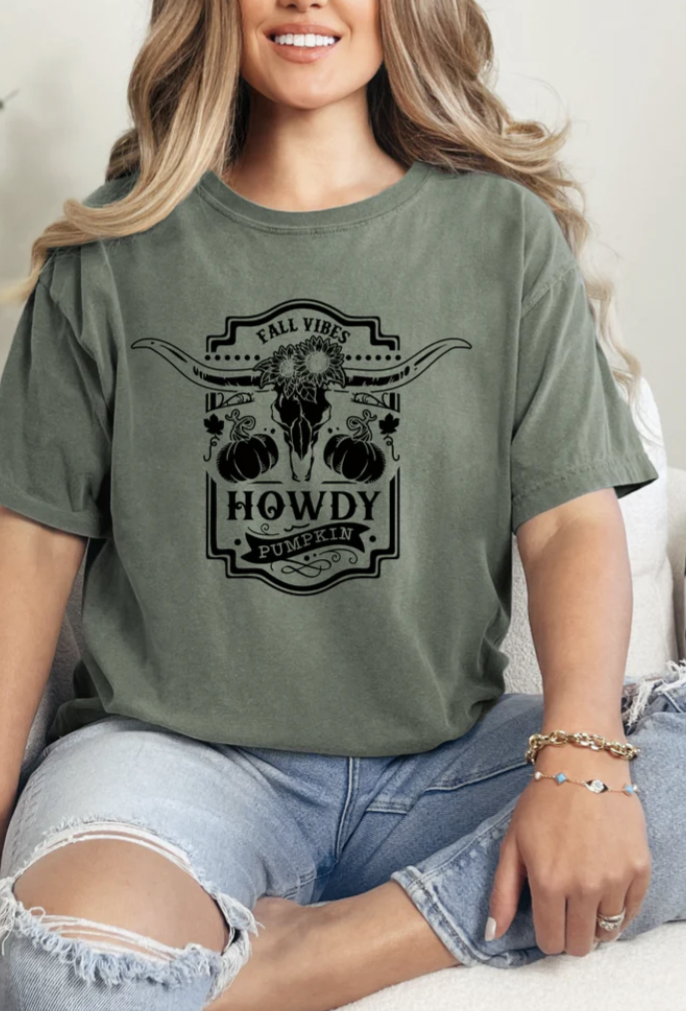 Howdy Pumpkin Tee