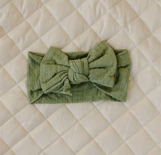 Olive Green Baby Headband